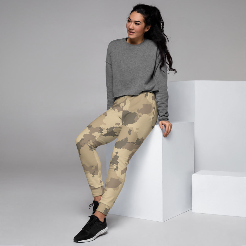 Tan 2025 camo joggers